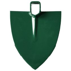 Kerti kapa, zöld, hegyes, 120 cm nyél, acél fej, fa nyél