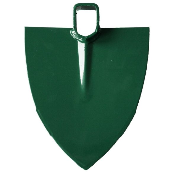 Kerti kapa, zöld, hegyes, 120 cm nyél, acél fej, fa nyél