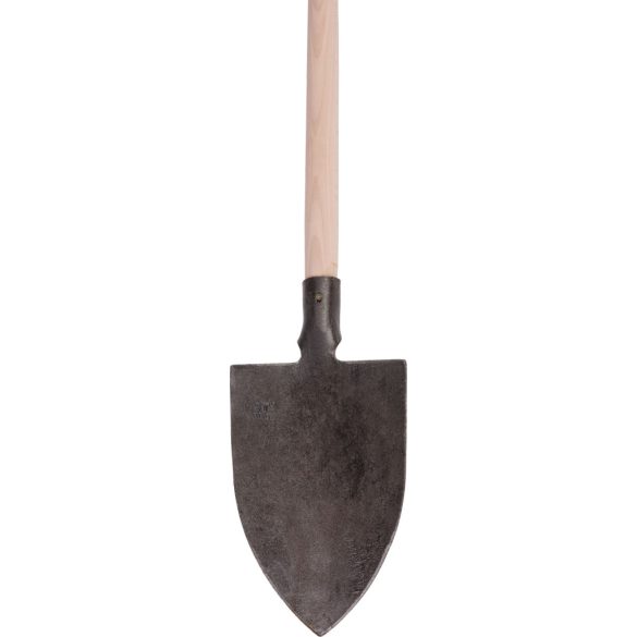Ásó, Strend Pro Garden Gardex, hegyes fej, sötétszürke, kovácsolt acél fej, fa nyél, D markolat