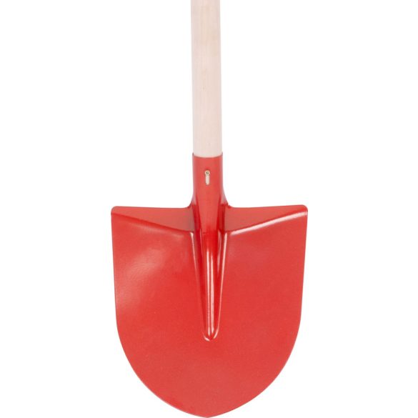 Lapátfej, Strend Pro Garden S510B frankfurti kivitel, piros, 27,5 x 24 cm, acél, íves, nyél nélkül