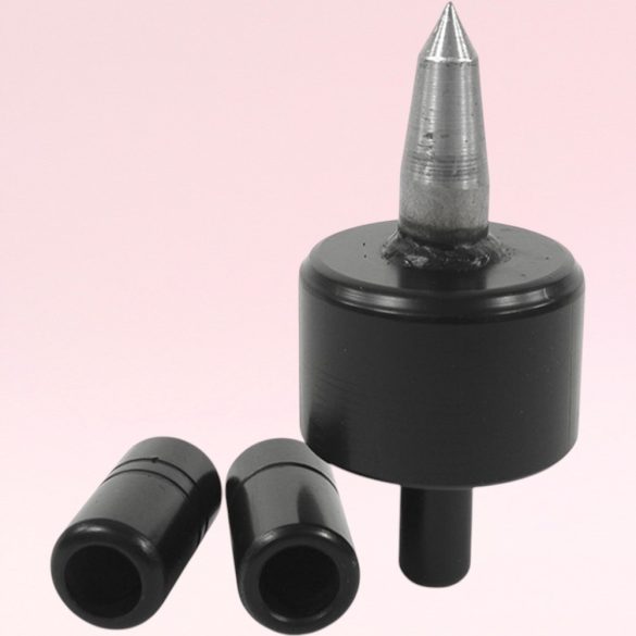 Kaszaverő üllő, Strend Pro Garden, fekete/ezüst, hegyes kivitel, kovácsolt acél, kasza élezéséhez és kalapálásához