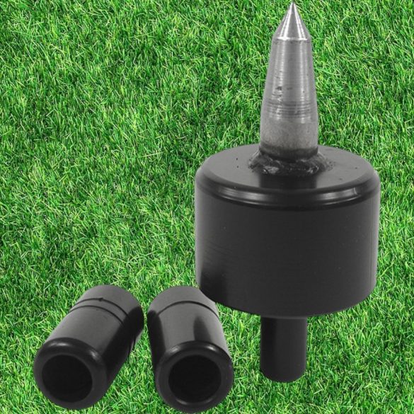 Kaszaverő üllő, Strend Pro Garden, fekete/ezüst, hegyes kivitel, kovácsolt acél, kasza élezéséhez és kalapálásához