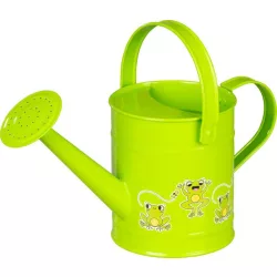   Kerti locsolókanna, Strend Pro Garden, zöld, 1,5 l, gyerek, béka mintás, fém, öntözőrózsával