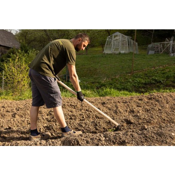 Kerti kapa, Strend Pro Garden Gardex Basmat, egyenes, 120 cm nyél, 8,5 cm munkaszélesség, acél fej, fa nyél