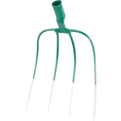   Villa, Strend Pro Garden Bavori, zöld, acél, 4 ágú, nyél nélkül