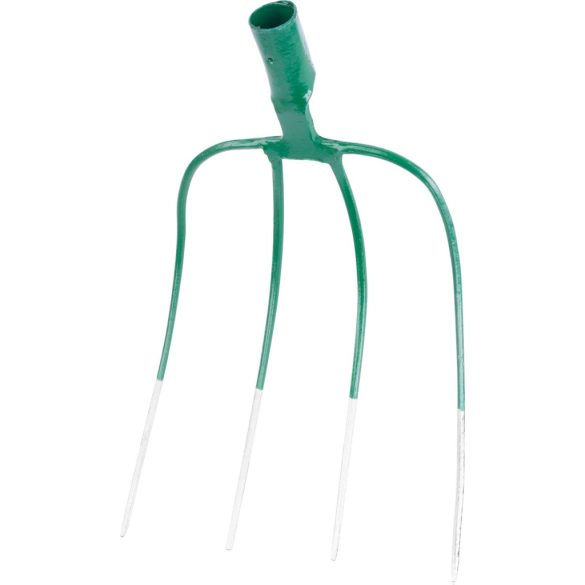 Villa, Strend Pro Garden Bavori, zöld, acél, 4 ágú, nyél nélkül