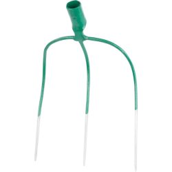   Villa, Strend Pro Garden Bavori, zöld, acél, 3 ágú, nyél nélkül