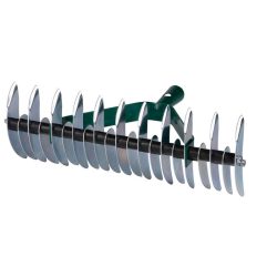   Kerti gereblyefej, Strend Pro Garden R1151, 11/21 fogú, acél, 23 × 36 cm, gyepszellőztető, mohaeltávolításhoz, univerzális nyélcsatlakozó, kétoldalas, nyél nélkül