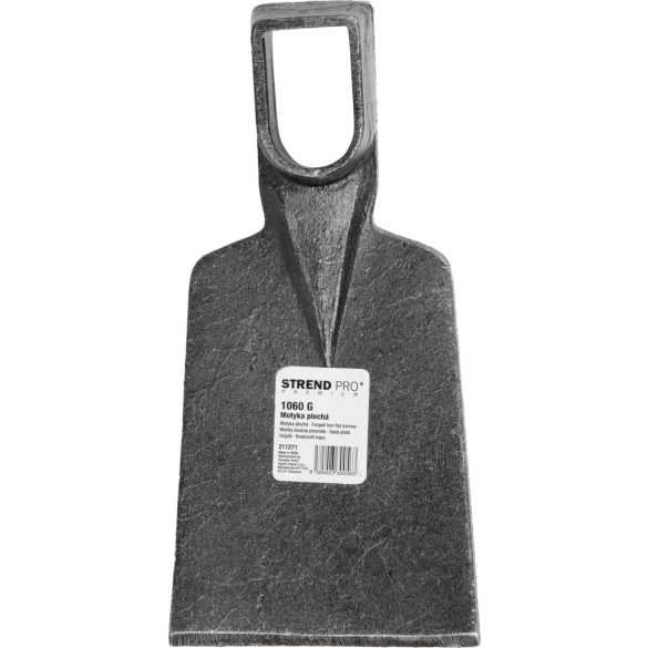 Kerti kapafej, Strend Pro Garden, fekete, egyenes, 11,5 cm munkaszélesség, kovácsolt acél, nyél nélkül