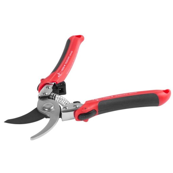 Ágvágó olló, Strend Pro Premium 3161, piros/fekete, 23–30 cm, acél nyél, acél penge, teleszkópos, maximum 20 mm átmérő