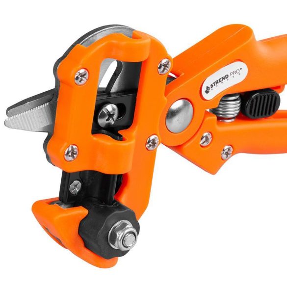 Oltófogó, Strend Pro Garden, narancssárga, acél penge, műanyag fej, Omega oltási módszer, szőlőhöz és gyümölcsfákhoz, 80% feletti sikerarány