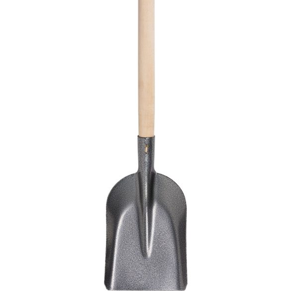 Lapát, Strend Pro Garden S504A.WH 7131, szürke, 130 cm, 18,5 cm munkaszélesség, acél fej, fa nyél, egyenes