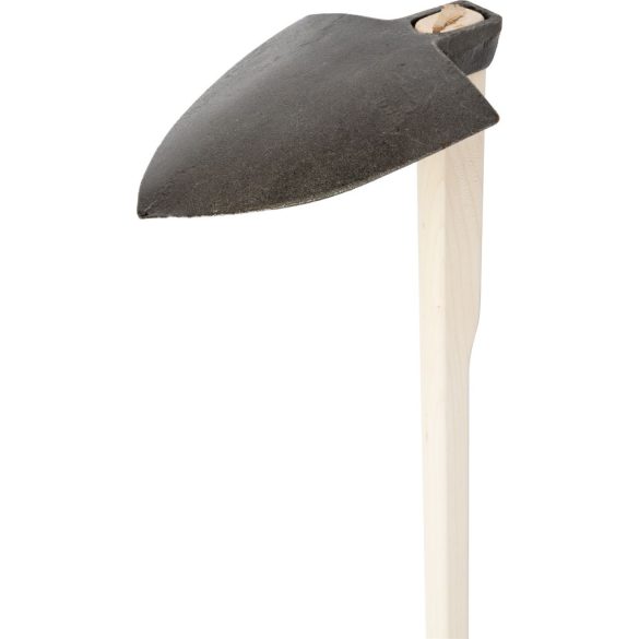 Kerti kapa, Strend Pro Garden, sötétszürke, hegyes, 120 cm nyél, 18 cm munkaszélesség, acél fej, fa nyél