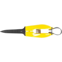   Kézműves olló, Rostex 2405, sárga/fekete, 160 mm, acél penge, éles vágóél, precíz vágás