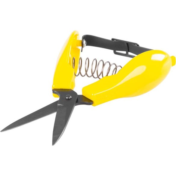 Kézműves olló, Rostex 2405, sárga/fekete, 160 mm, acél penge, éles vágóél, precíz vágás