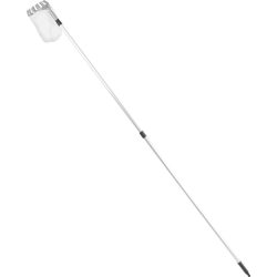  Gyümölcsszedő, Strend Pro Garden GT7007, ezüst, teleszkópos nyél, 134-240 cm, alumínium nyél, vászonkosár
