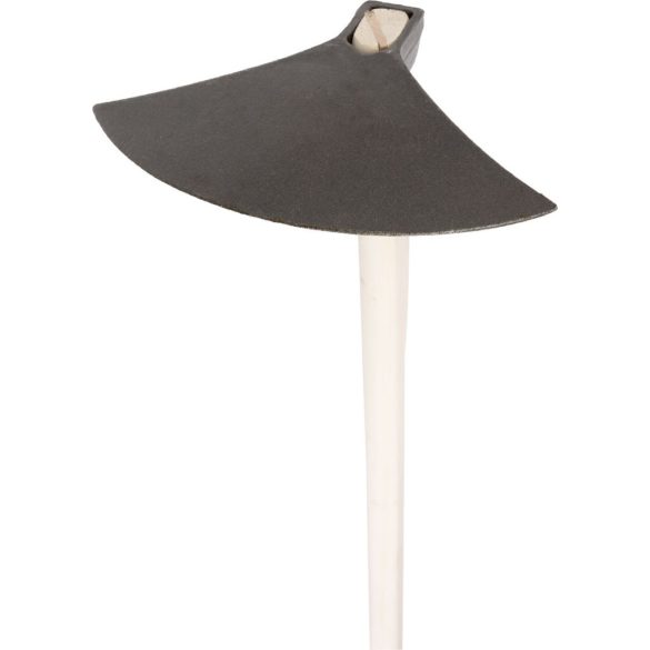 Kerti kapa, Strend Pro Garden Gardex Amba, sötétszürke, íves, acél fej, fa nyél