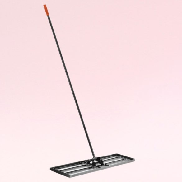 Kerti gereblye, Strend Pro Garden, 60 x 40 x 150 cm, gyepszintező, simító éllel