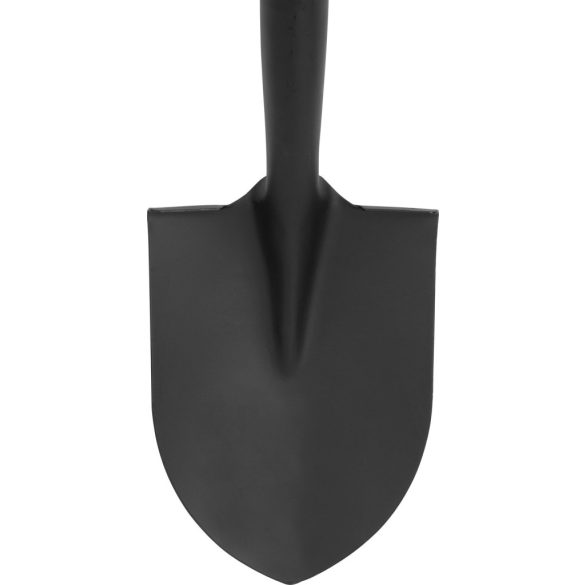 Ásó, Strend Pro Garden ErgoLine700, 70 cm, hegyes fej, fekete, acél fej, acél nyél, D markolat, mini