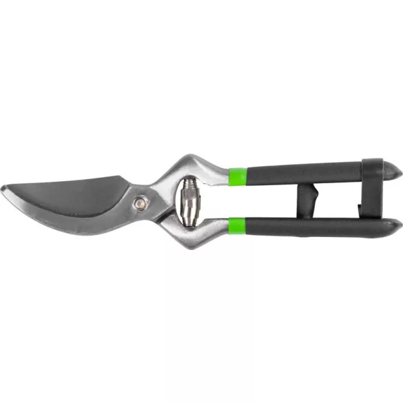 Metszőolló, Strend Pro Garden M0070, fekete, 220 mm, acél test, acél penge, maximum 20 mm átmérő