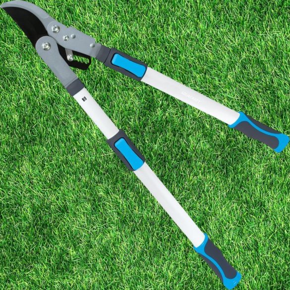 Ágvágó olló, Aquacraft 360760, fehér, 73,3 cm, alumínium nyél, acél penge, maximum 40 mm átmérő, teleszkópos