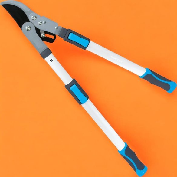 Ágvágó olló, Aquacraft 360760, fehér, 73,3 cm, alumínium nyél, acél penge, maximum 40 mm átmérő, teleszkópos