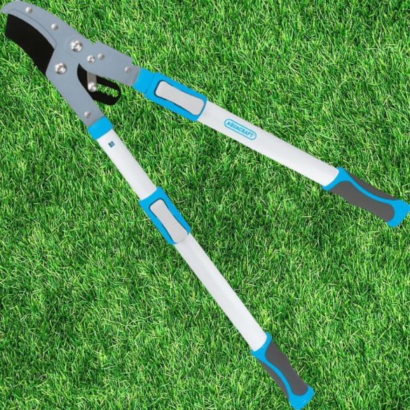 Ágvágó olló, Aquacraft 360770, fehér, 73,3 cm, alumínium nyél, acél penge, maximum 40 mm átmérő, teleszkópos