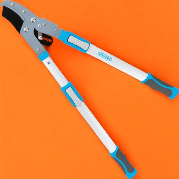 Ágvágó olló, Aquacraft 360770, fehér, 73,3 cm, alumínium nyél, acél penge, maximum 40 mm átmérő, teleszkópos