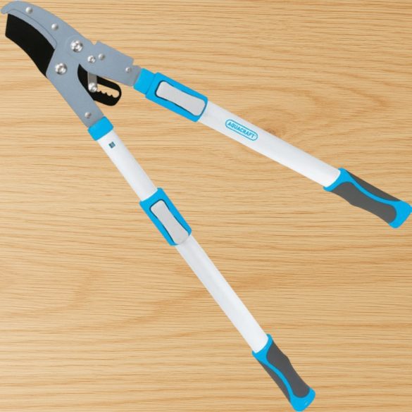 Ágvágó olló, Aquacraft 360770, fehér, 73,3 cm, alumínium nyél, acél penge, maximum 40 mm átmérő, teleszkópos