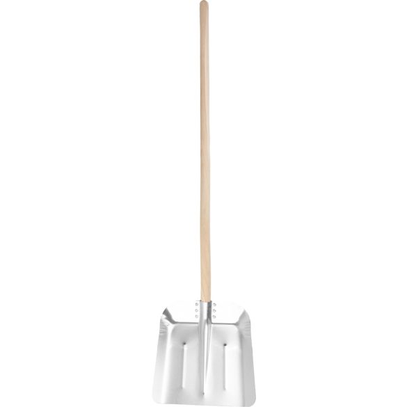 Lapát, Strend Pro Garden, ezüst, 125 cm, 35 x 36,5 cm, alumínium fej, fa nyél, egyenes