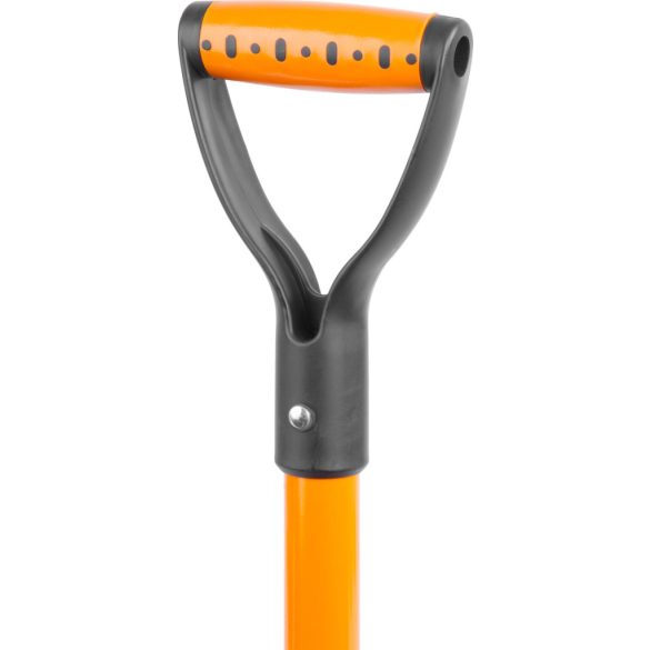 Villa, Strend Pro Garden, fekete/narancssárga, acél fej, üvegszálas nyél, 4 ágú, D markolat