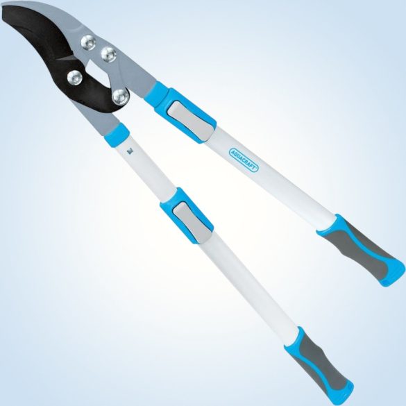 Ágvágó olló, Aquacraft 360709, fehér, 73,5 cm, alumínium nyél, acél penge, maximum 40 mm átmérő, teleszkópos