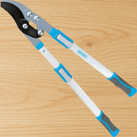 Ágvágó olló, Aquacraft 360709, fehér, 73,5 cm, alumínium nyél, acél penge, maximum 40 mm átmérő, teleszkópos