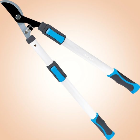 Ágvágó olló, Aquacraft 360483, fehér, 70 cm, alumínium nyél, acél penge, maximum 35 mm átmérő, teleszkópos
