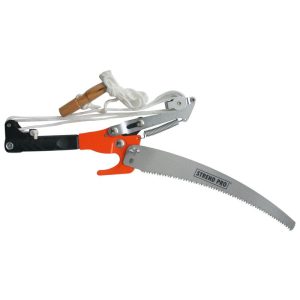 Ágvágó olló, Strend Pro Garden KT2672, narancssárga-fekete, rúdra szerelhető, fűrésszel, köteles mechanika, rúd nélkül