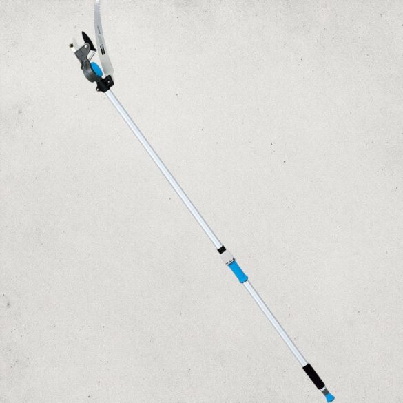 Ágvágó olló, Aquacraft 320146, ezüst, teleszkópos rúddal, fűrésszel, 200 cm, alumínium nyél, acél penge, 180°-ban forgatható