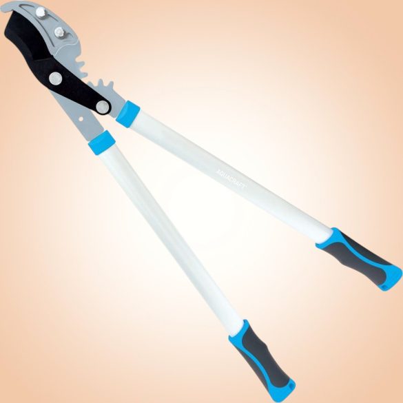 Ágvágó olló, Aquacraft 360703, fehér, 78,3 cm, alumínium nyél, acél penge, maximum 42 mm átmérő, fogasáttételes