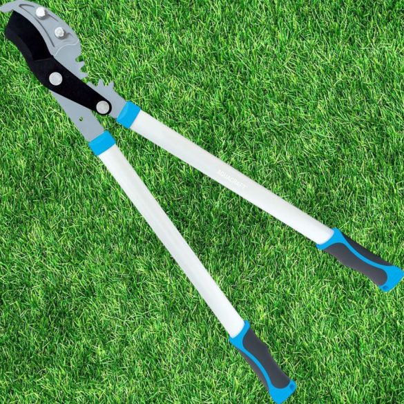 Ágvágó olló, Aquacraft 360703, fehér, 78,3 cm, alumínium nyél, acél penge, maximum 42 mm átmérő, fogasáttételes