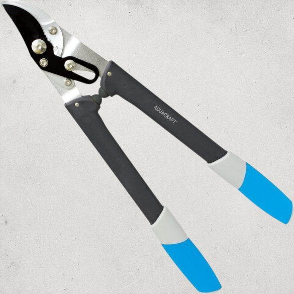 Ágvágó olló, Aquacraft 360492 PowerPlus, sötétszürke, 53 cm, üvegszálas nyél, acél penge, maximum 30 mm átmérő, PowerPlus váltókar