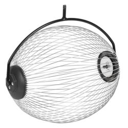   Gyümölcsgyűjtő kosár, Strend Pro Garden OD-50206B, ezüst, 24,5 × 21,5 cm, dióhoz és gyümölcshöz, nyél nélkül