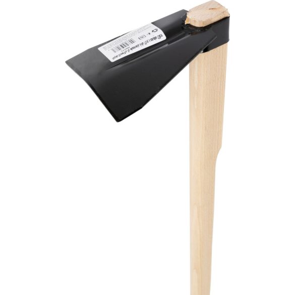 Kerti kapa, Strend Pro Garden, fekete, egyenes, 120 cm nyél, 11 cm munkaszélesség, acél fej, fa nyél