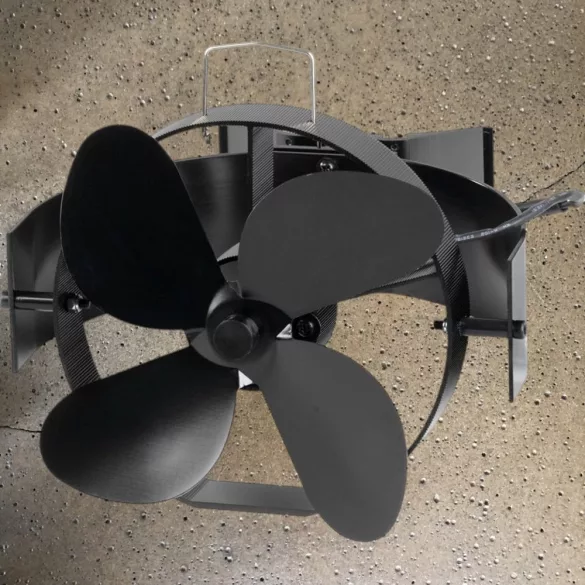 Strend Pro kandalló ventilátor, 4 lapátos, hőmeghajtású