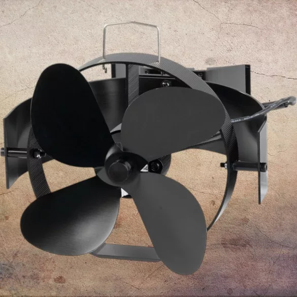 Strend Pro kandalló ventilátor, 4 lapátos, hőmeghajtású