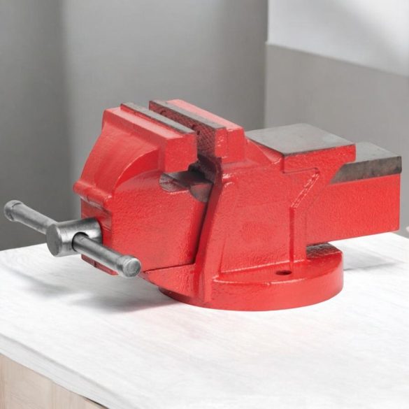 Asztali lakatos satu, Strend Pro Cork BV0110 GT, piros, maximum 80 mm, lakatos kivitel, orsós, asztalra szerelhető, üllővel