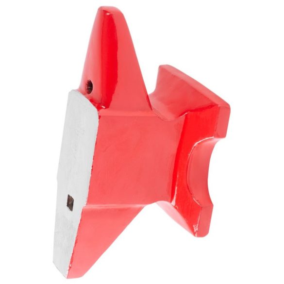 Üllő, Strend Pro Cork CA609, piros, 15 kg, öntöttvas, lapos ütőfelület, kúpos szarv és keskenyedő szarv, 30,5 × 15,5 × 15,5 cm