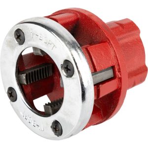 Kézi menetvágó fej, Strend Pro A0233A, piros, 1" csőmenet vágásáhhoz, racsnihoz rögzíthető