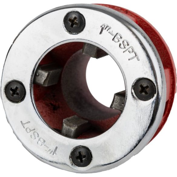 Kézi menetvágó fej, Strend Pro A0233A, piros, 1" csőmenet vágásáhhoz, racsnihoz rögzíthető