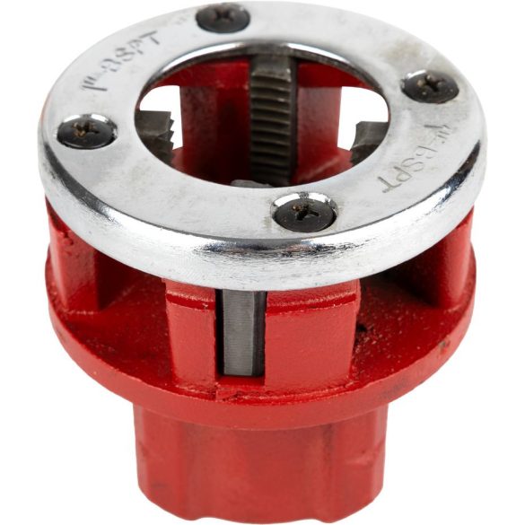 Kézi menetvágó fej, Strend Pro A0233A, piros, 1" csőmenet vágásáhhoz, racsnihoz rögzíthető