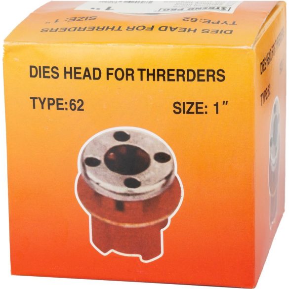 Kézi menetvágó fej, Strend Pro A0233A, piros, 1" csőmenet vágásáhhoz, racsnihoz rögzíthető