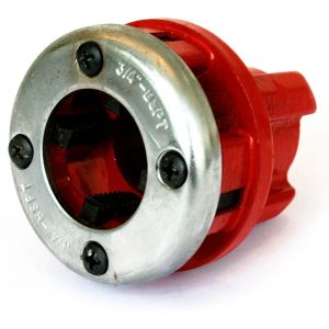 Kézi menetvágó fej, Strend Pro A0233A, piros, 5/4" csőmenet vágásáhhoz, racsnihoz rögzíthető